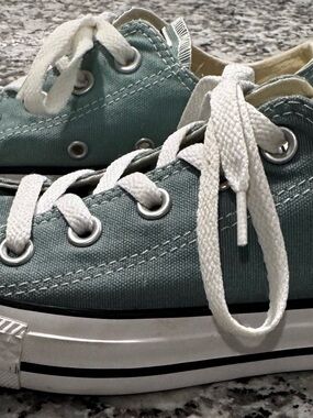 Converse Chuck Taylor Light Turquoise/Sea-foam Green Low-Top Sneakers